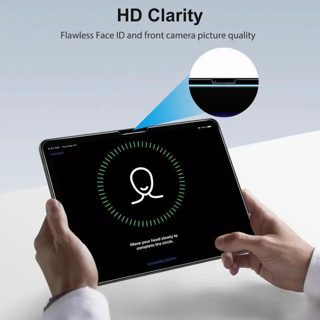 Alt view image 5 of 7 - Screen Protector for iPad Pro 13 inch M5/M4(8th/7th Gen,2025/2024)