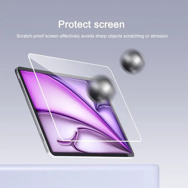 Alt view image 2 of 6 - Screen Protector for iPad Pro 13 Inch/iPad Air 13 Inch, 2024-2026