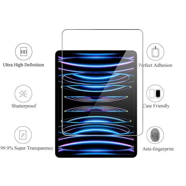 Alt view image 2 of 6 - Screen Protector + Camera Lens Protector for iPad Pro 11 inch
