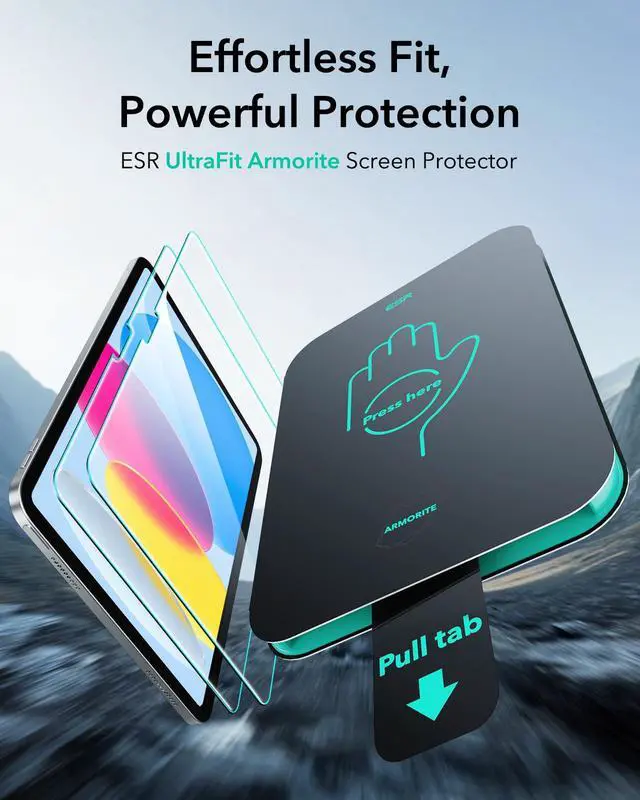 Alt view image 3 of 7 - 2 Pack Armorite Screen Protector for iPad A16 11th/10th (11/10.9 Inch)