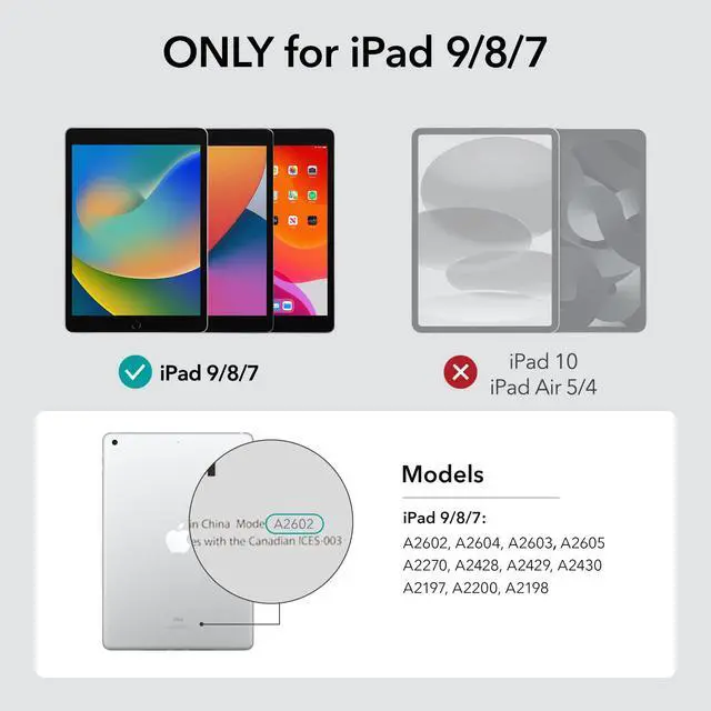 Alt view image 2 of 7 - Screen Protector Compatible with iPad 9th Gen (2021)/iPad 8th Gen (2020)/iPad 7th Gen (2019), Scratch-Resistant 9H Hardness HD Clear Premium Tempered Glass, Includes Installation Frame, 2 Pack