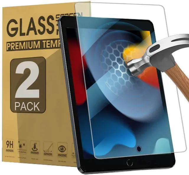Main image of [2Pack ipad 10.2 Screen Protector with Anti Blue Light, iPad 9th/8th/7th Generation Tempered Glass Screen Protector with 9H Hardness/Bubble Free/Case Friendly, Pencil Compatible