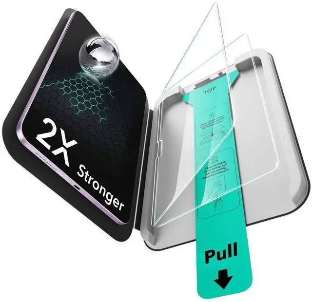 Main image of 2 Pack Screen Protector for iPad Air 13 Inch M4/M3/M2, 9H Glass