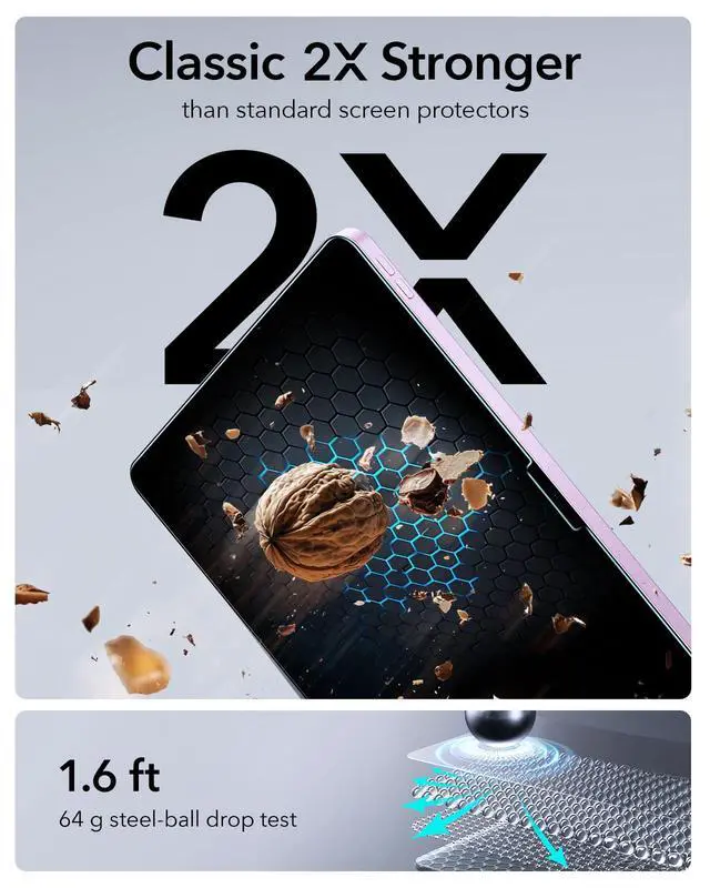 Alt view image 5 of 7 - 2 Pack Screen Protector for iPad Air 13 Inch M4/M3/M2, 9H Glass