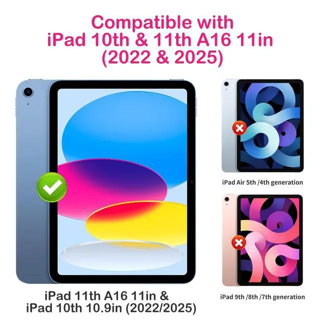 Alt view image 2 of 7 - Privacy Screen Protector for iPad A16 11th / 10th Gen 1-Pack