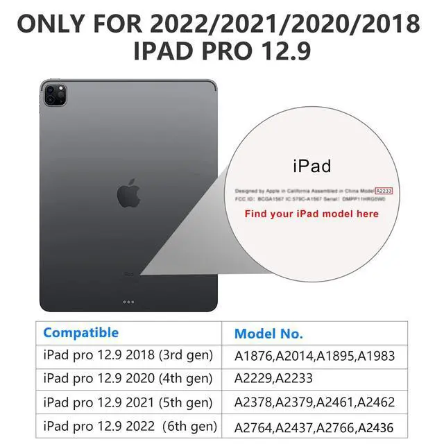 Alt view image 3 of 7 - 2 Pack Screen Protector Compatible with iPad Pro 12.9 inch