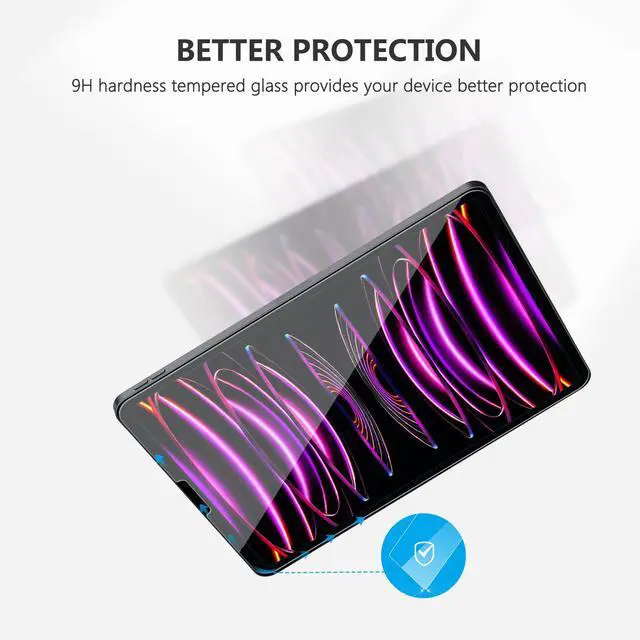 Alt view image 5 of 7 - 2 Pack Screen Protector Compatible with iPad Pro 12.9 inch