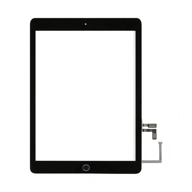 Alt view image 3 of 6 - for Black iPad 5 2017 9.7 inch A1822, A1823 Touch Screen Digitizer Assembly Replacement with Home Button, Camera Bracket, Pre-Installed Adhesive, Tool Repair Kit