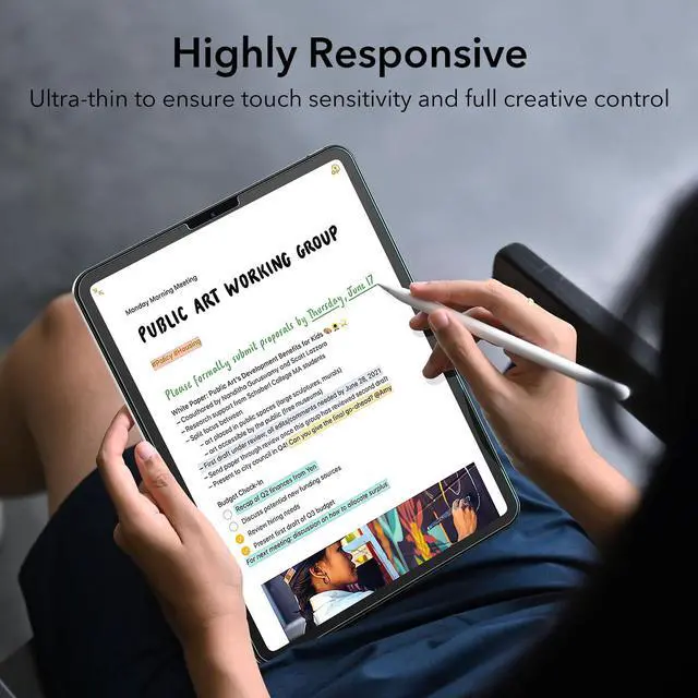 Alt view image 7 of 7 - 2 Pack Screen Protector for iPad Air 5th/4th Gen & Pro 11 Inch