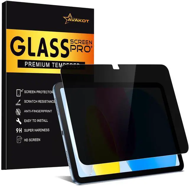 Main image of Privacy Screen Protector for iPad 11th A16 2025, Anti-Spy Tempered Glass Film for iPad 10th Generation 10.9 Inch 2022, Private Touch Sensitive HD Clarity Screen Protector for i Pad A16, 1 Pack