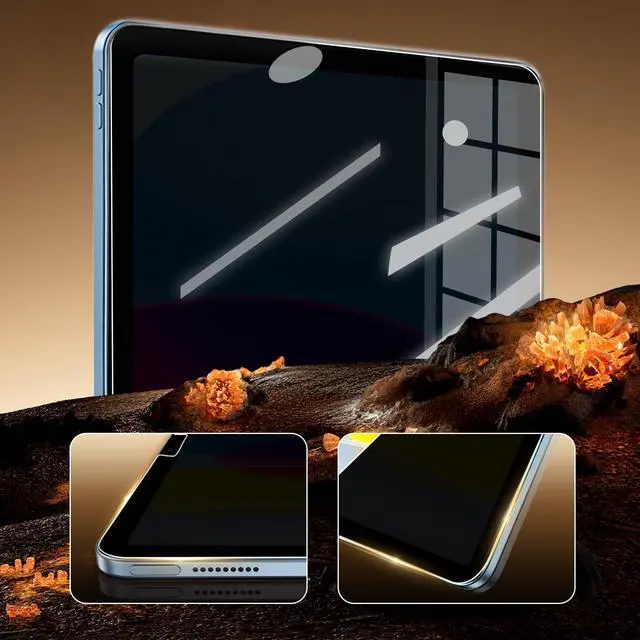 Alt view image 4 of 7 - Privacy Screen Protector for iPad 11th A16 2025, Anti-Spy Tempered Glass Film for iPad 10th Generation 10.9 Inch 2022, Private Touch Sensitive HD Clarity Screen Protector for i Pad A16, 1 Pack