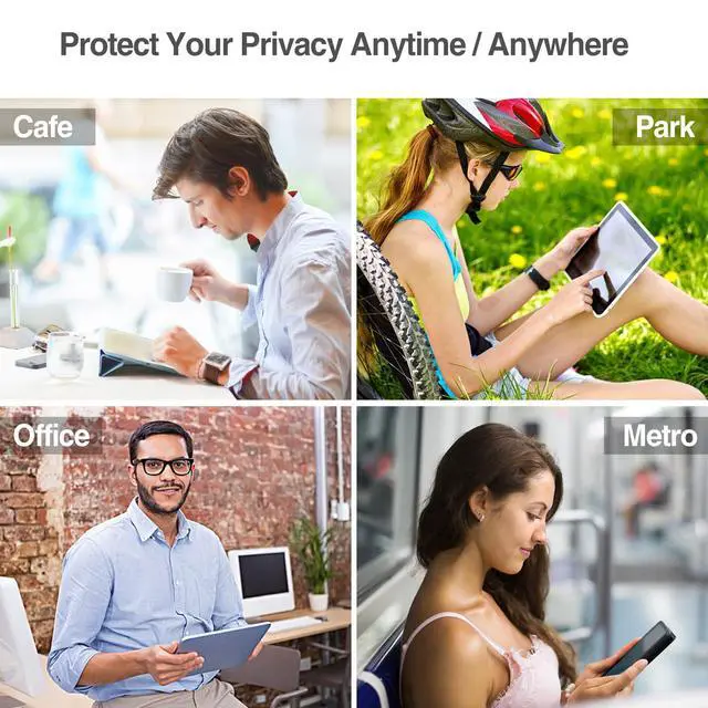 Alt view image 7 of 7 - 1 Pack Privacy Screen Protector for 13" iPad Pro/Air