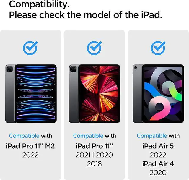 Alt view image 2 of 7 - Screen Protector for iPad Pro 11" (2018-2022), iPad Air 5, Air 4