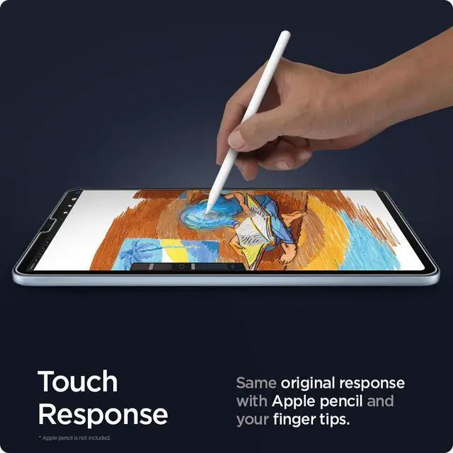 Alt view image 5 of 7 - Screen Protector for iPad Pro 11" (2018-2022), iPad Air 5, Air 4