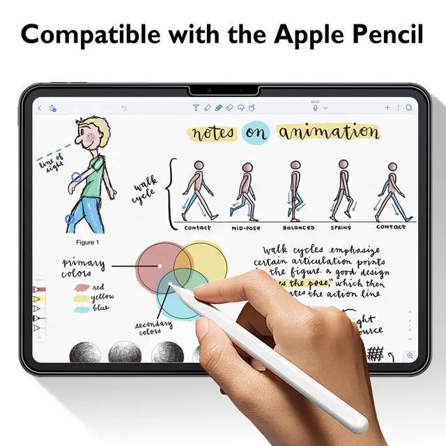 Alt view image 6 of 6 - Matte Glass Screen Protector for iPad Pro 11-inch M5 2025 / M4 2024 + Camera Lens Protector with Installation Frame, Anti-Glare & Anti-Fingerprint Tempered Glass, Smooth as Silk, Case Friendly