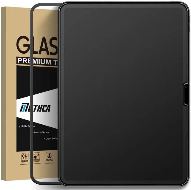 Main image of Matte Glass Screen Protector for iPad Air 11-inch M4 (2026) / M3 (2025) / M2 (2024) with Easy Installation Frame, Anti-Glare & Anti-Fingerprint Tempered Glass, Case Friendly, Smooth as Silk