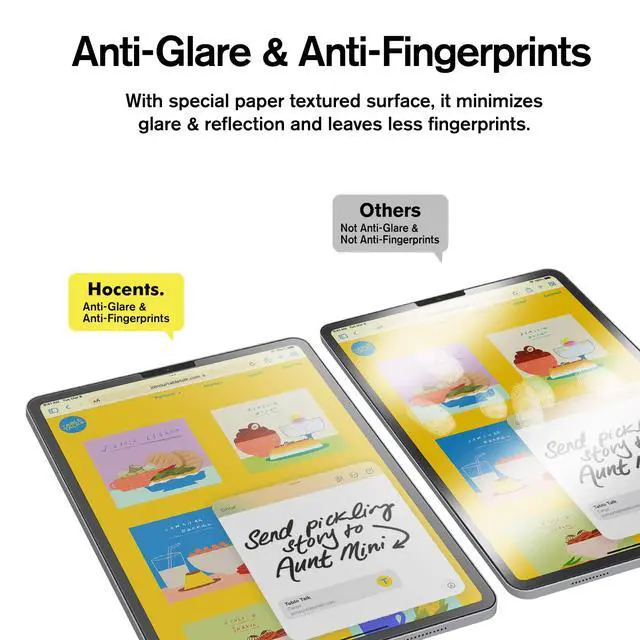 Alt view image 7 of 7 - Paperfeel Glass Screen Protector for iPad Pro 12.9 (2022-2018)