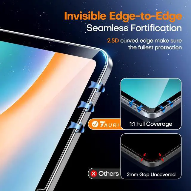 Alt view image 5 of 7 - for iPad A16 11th(11 Inch)/10th Gen(10.9 Incn) Screen Protector