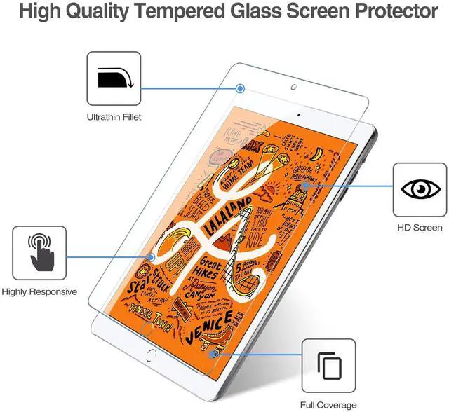 Alt view image 3 of 7 - 2 Pack Screen Protector for 7.9" iPad Mini 5/4