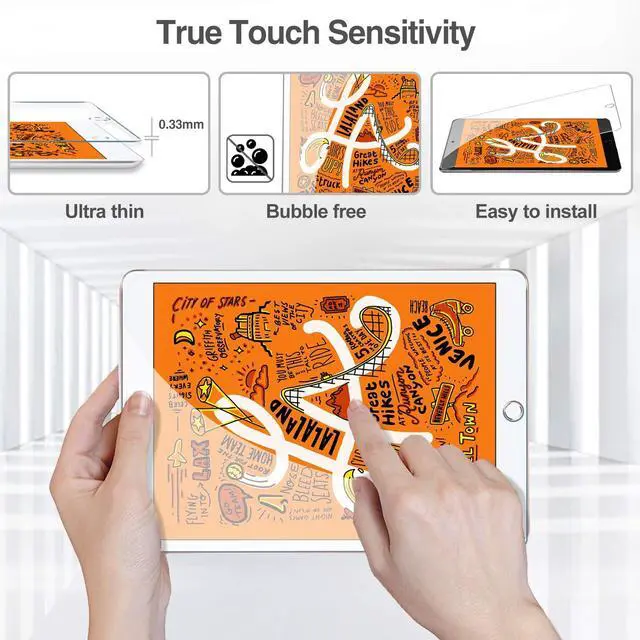 Alt view image 4 of 7 - 2 Pack Screen Protector for 7.9" iPad Mini 5/4