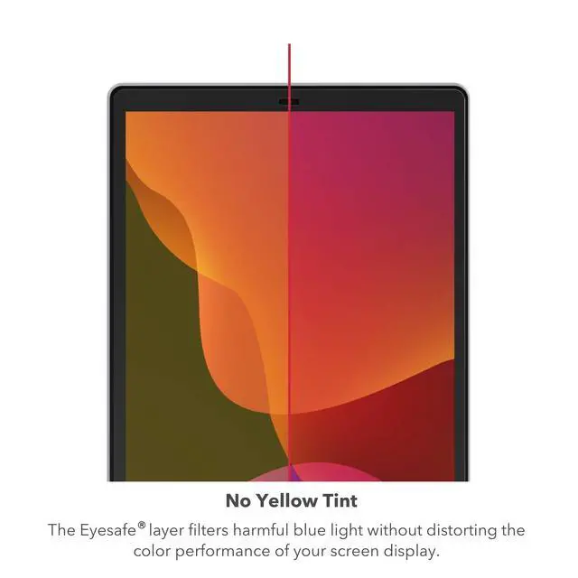 Alt view image 3 of 6 - InvisibleShield Glass Elite VisionGuard+ Screen Protector for iPad 10.2" (Gen 9/8/7), Scratch Resistance, Blue-Light Filtration, Maintains HD Clarity, Anti-Fingerprint Technology, Easy to Install