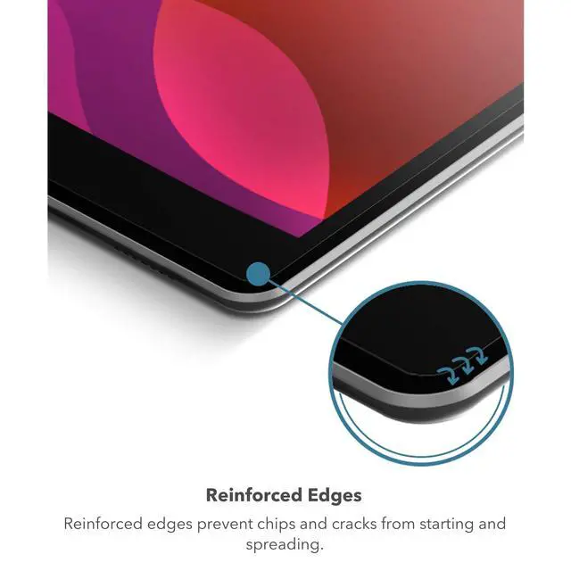 Alt view image 5 of 6 - InvisibleShield Glass Elite VisionGuard+ Screen Protector for iPad 10.2" (Gen 9/8/7), Scratch Resistance, Blue-Light Filtration, Maintains HD Clarity, Anti-Fingerprint Technology, Easy to Install