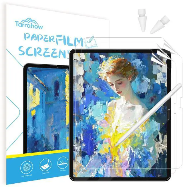 Main image of 3 Pack Paper Screen Protector for iPad A16 11" 11th/10th + 2 Pencil Tip