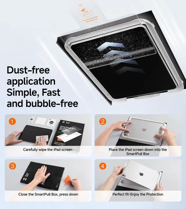 Alt view image 3 of 7 - 2 Pack Screen Protector for iPad A16 11th/10th Generation