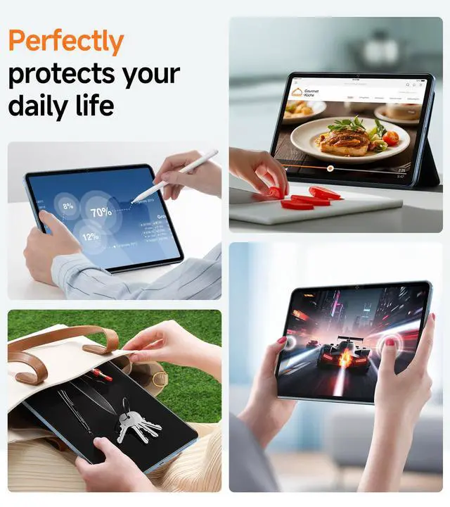 Alt view image 4 of 7 - 2 Pack Screen Protector for iPad A16 11th/10th Generation