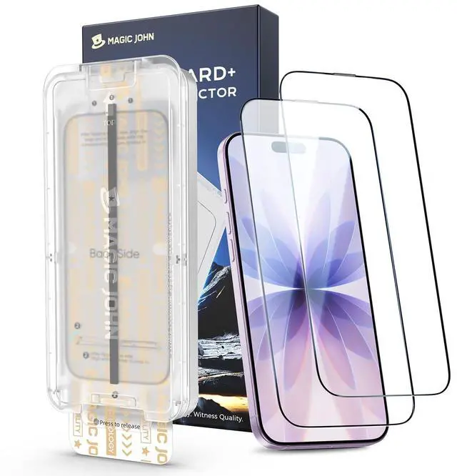 Main image of 3rd Gen for iPhone 17 Screen Protector, Easy Installation 2 pack