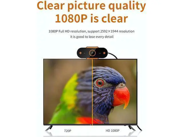 Alt view image 7 of 10 - 1080p Potatable Web Camera HD Laptop USB Video Camera Video Recording With Mic For PC Computer