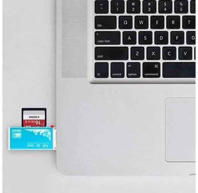 Alt view image 7 of 8 - Smart Card Reader Multi Memory Card Reader for Memory Stick Pro Duo Micro SD TF M2 MMC SDHC MS