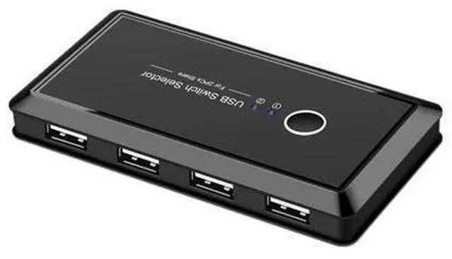 Alt view image 8 of 14 - 4 port KVM Switch 4K USB KVM Switcher 4 in 1 out 4KX2K/60HZ win10/8/mac os. PC laptop