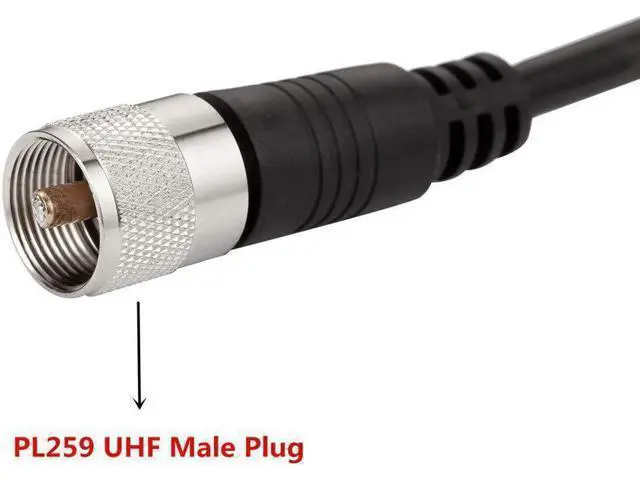 Alt view image 6 of 10 - CB Antenna Cable, RG8x Coax Jumper, 6ft UHF Male to Male Low Loss CB Coaxial Cables, 50 Ohm for HAM Radio Antenna