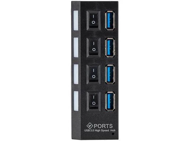 Alt view image 9 of 10 - USB Hub 3.0 4 Port USB 3.0 Hub Splitter Multi Hub High Supper Speed 5Gbps USB 3.0 Hub for PC