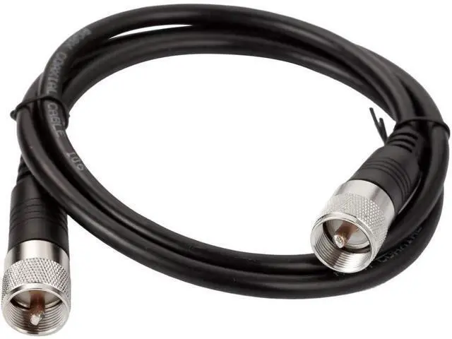 Alt view image 7 of 10 - CB Antenna Cable, RG8x Coax Jumper, 6ft UHF Male to Male Low Loss CB Coaxial Cables, 50 Ohm for HAM Radio Antenna
