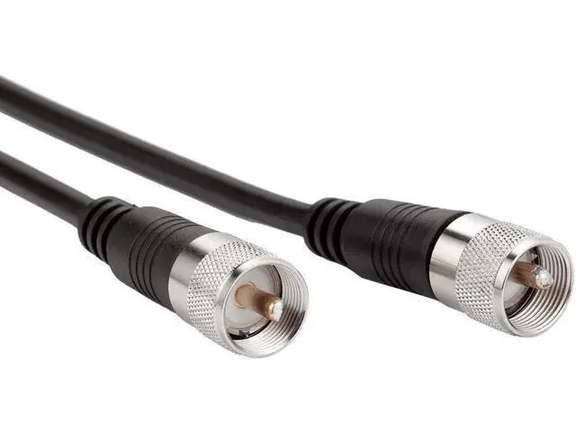 Alt view image 8 of 10 - CB Antenna Cable, RG8x Coax Jumper, 6ft UHF Male to Male Low Loss CB Coaxial Cables, 50 Ohm for HAM Radio Antenna
