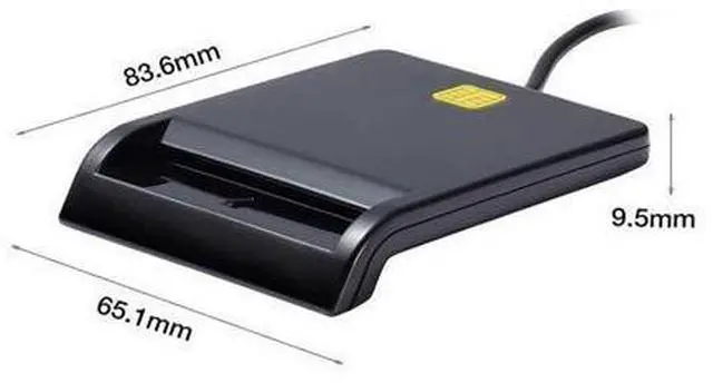 Alt view image 12 of 12 - Portable Universal Smart Card Reader For Bank Card Tax Card ID CAC DNIE ATM IC SIM Card Reader for Android Phones Tablet