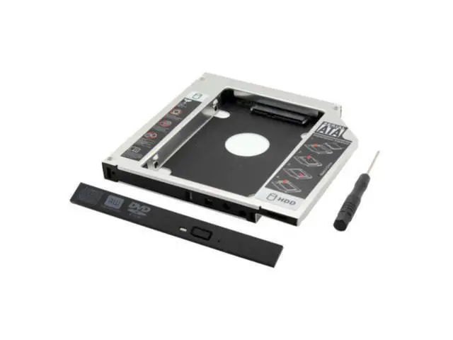 Alt view image 8 of 10 - Optical Drive Bracket External Hard Drive Bracket 12.7/9.5mm Universal SATA 3.0 SSD HDD Hard Drive Enclosure