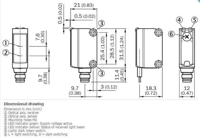 Alt view image 2 of 5 - SICK GTE6-N1212 Miniature photoelectric sensors ,NPN ,PNP,New