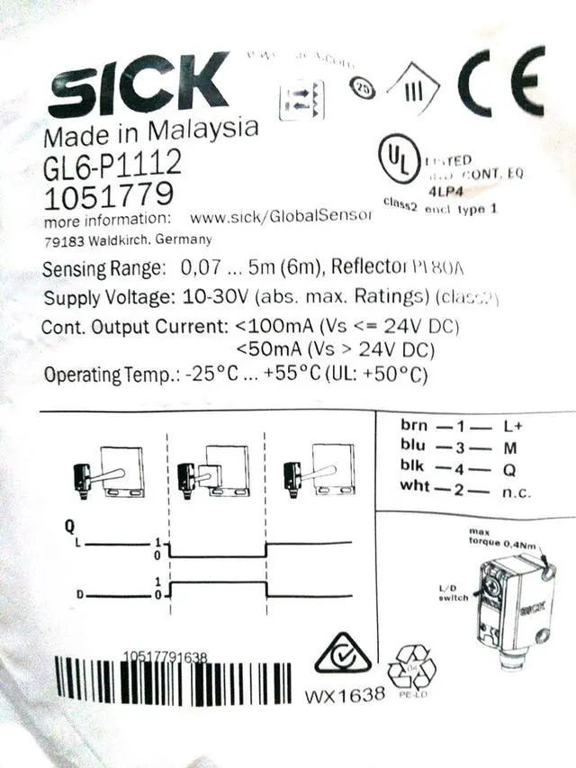 Alt view image 5 of 5 - SICK GTE6-N1212 Miniature photoelectric sensors ,NPN ,PNP,New