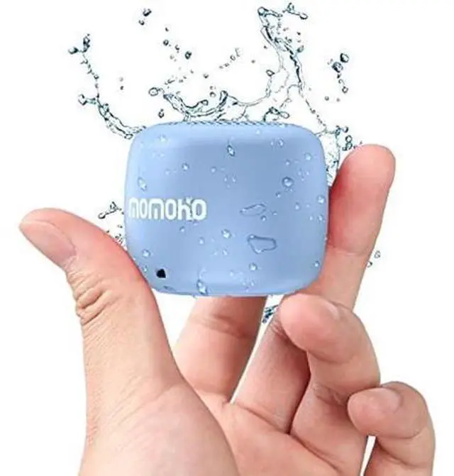Alt view image 7 of 12 - MOMOHO Bluetooth Speaker Waterproof Bluetooth Speaker Portable Bluetooth Speaker Wireless Bluetooth Speaker Brief Design IPX7 Small Speaker TF Card Play Support for Outdoor Use, Shower, Hiking (Blue)