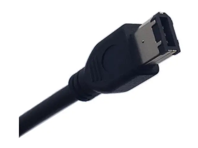 Alt view image 9 of 12 - Vszerda Firewire Premium Cable 800 IEEE 1394B 9 Pin to 9 Pin Male to Male 6 Ft Black (9 Pin to 6 Pin)