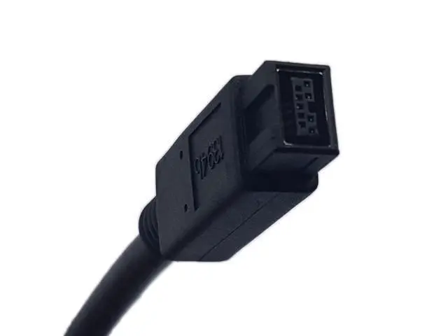 Alt view image 10 of 12 - Vszerda Firewire Premium Cable 800 IEEE 1394B 9 Pin to 9 Pin Male to Male 6 Ft Black (9 Pin to 6 Pin)
