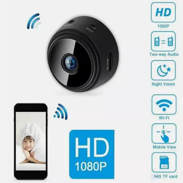 Alt view image 13 of 14 - 2PCS HD 1080P Mini Wireless Hidden Spy Camera Wifi IP Home Security Night Vision
