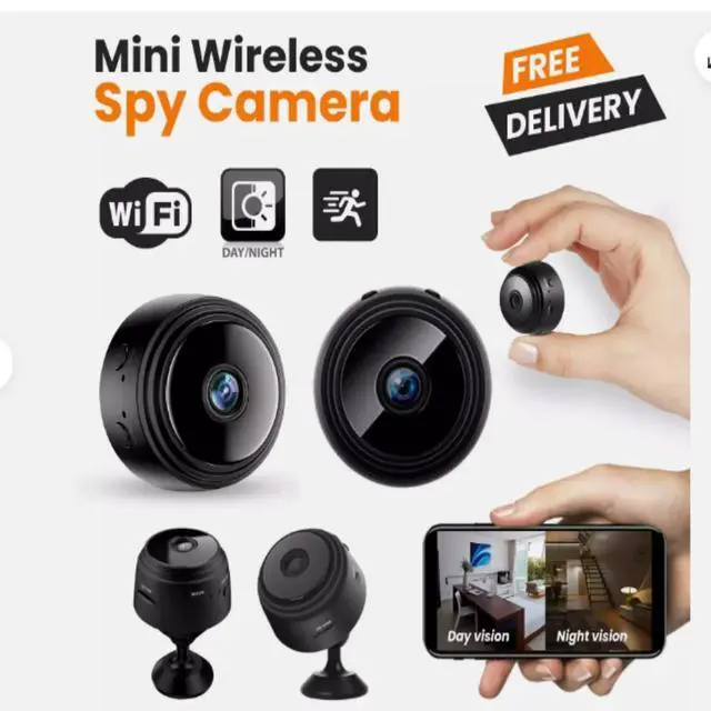 Alt view image 8 of 14 - 2PCS HD 1080P Mini Wireless Hidden Spy Camera Wifi IP Home Security Night Vision