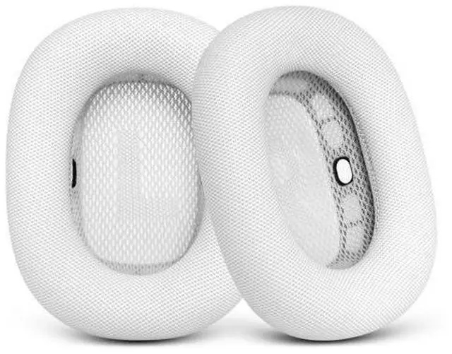 Alt view image 6 of 10 - Ear Cushions Replacement for AirPods Max - Upgraded Ear Cups for Apple Headphones - GVOEARS Ear Pads Cover with Protein Leather Memory Foam (White)