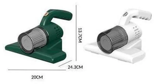 Alt view image 12 of 14 - Gemdeck Bed Vacuum Cleaner, Handheld Deep Mattress Cleaner high-Frequency Double Beat UV Mattress Vacuum Cleaner Green