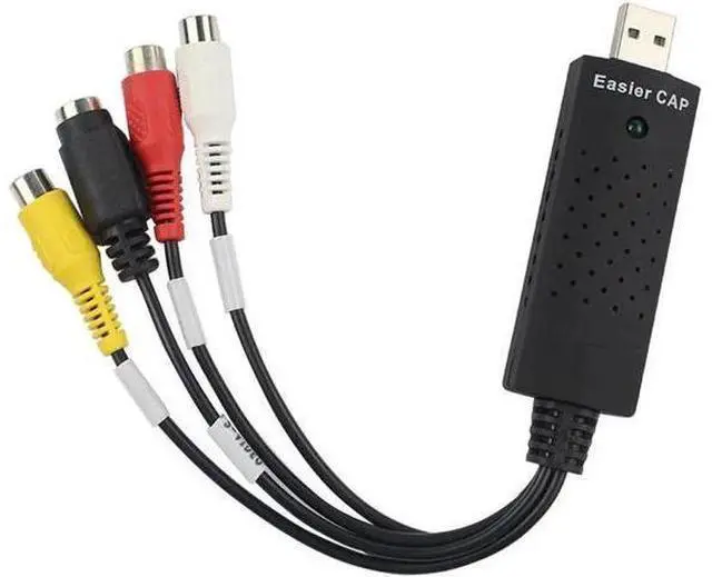 Alt view image 8 of 10 - USB 2.0 Easier Cap Video Adapter 4 Channel TV DVD VHS Video Card for Windows 2000/XP/7/10 Vista Capture Drive