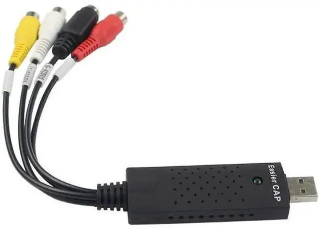 Alt view image 9 of 10 - USB 2.0 Easier Cap Video Adapter 4 Channel TV DVD VHS Video Card for Windows 2000/XP/7/10 Vista Capture Drive